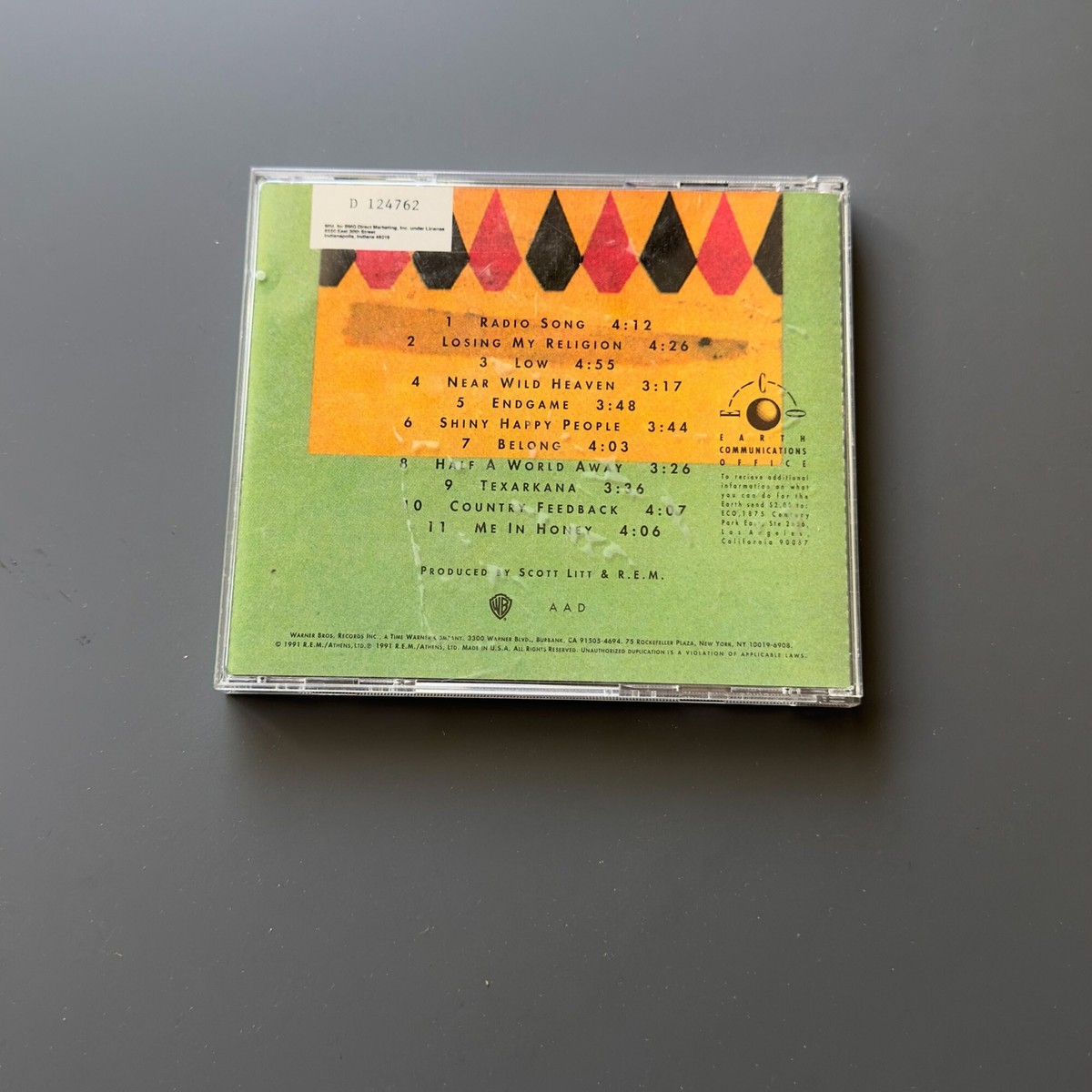 R.E.M. - Out Of Time - 1991 Original CD Compact Disc Album | eBay