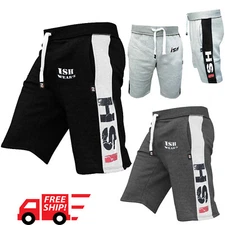 Gym Sweat Fleece Casual Men’s Shorts Jogging Bottom Joggers MMA Boxing Fitness