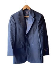 Tommy Hilfiger Size 35 Short 100 Worsted Wool Black Tuxedo Jacket - New