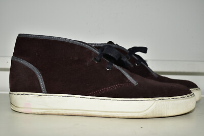 Lanvin Navy Suede Chukka Boots Harvy Navy Suede Chukka Boot by Magnanni – The QG main image 2