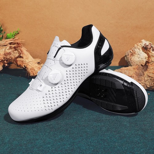 Chaussures de vélo VTT course cyclisme chaussures à crampons hommes pédale plate vitesse cyclisme chaussures - Photo 17/20
