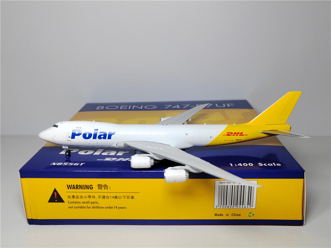1:400 Phoenix Polar DHL BOEING B747-8F Airplane Diecast 1:400 Phoenix Polar DHL BOEING B747-8F Airplane Diecast