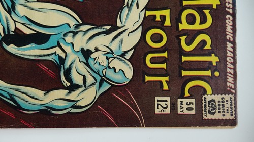 Comic Book- Fantastic Four #50 Kirby & Lee 1966 1st Wyatt Wingfoot - Picture 5 of 24