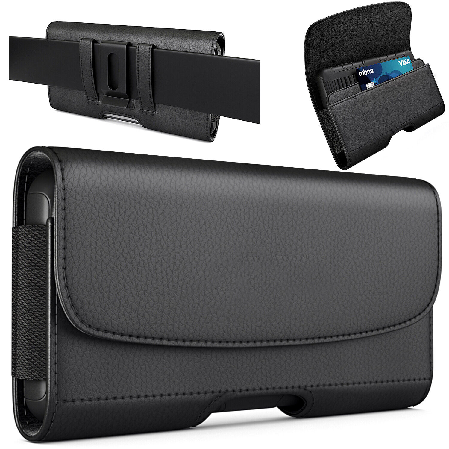Cell Phone Holster Belt Clip Pouch Cover For Samsung Galaxy J7/ J7v/ J7 Prime