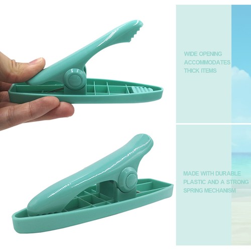 1 pieza Clips de toallas de playa para sillas de piscina de playa Crucero Prendedores de ropa grandes Abrazaderas - Imagen 18 de 83