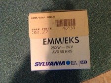 EMM EKS 24V Photo Stage Projection LIGHT BULB Studio LAMP NOS