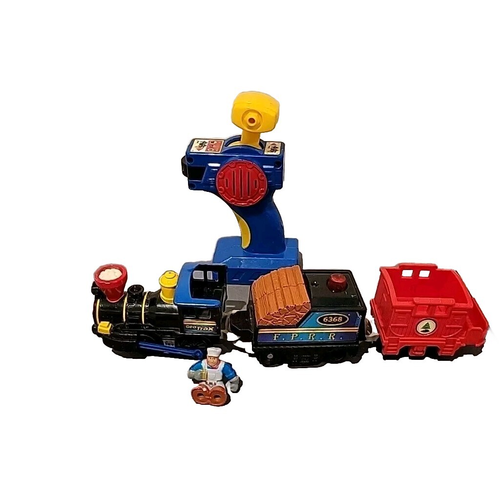 Geotrax F.P.R.R. 6368 Train & Remote Control Timbertown FPRR W