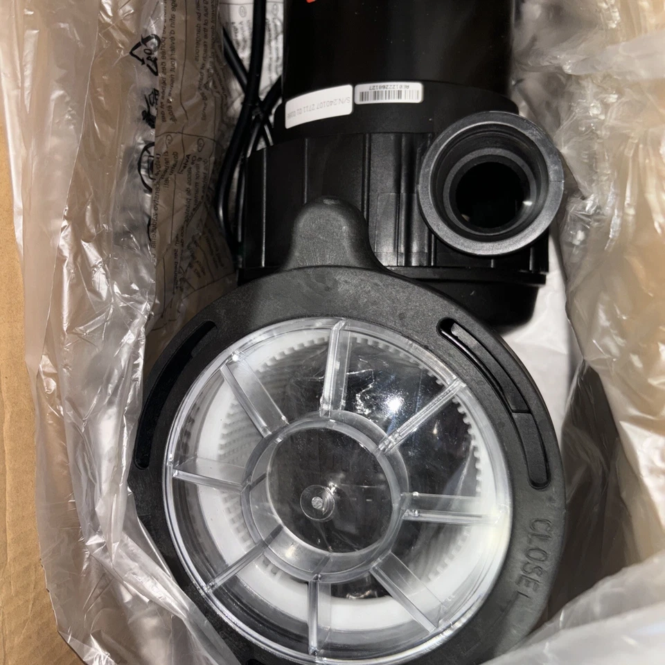 VEVOR  HAP1500   2hp - 110ac - 3450r/min - Swimming Pool Pump - Image 4 of 4