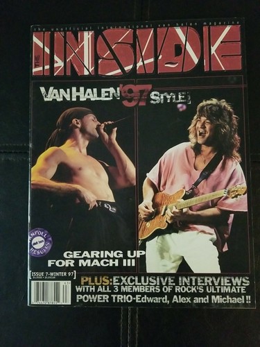 The Inside Official Van Halen Magazine Issue #7 Gearing up for Mach III Eddie 