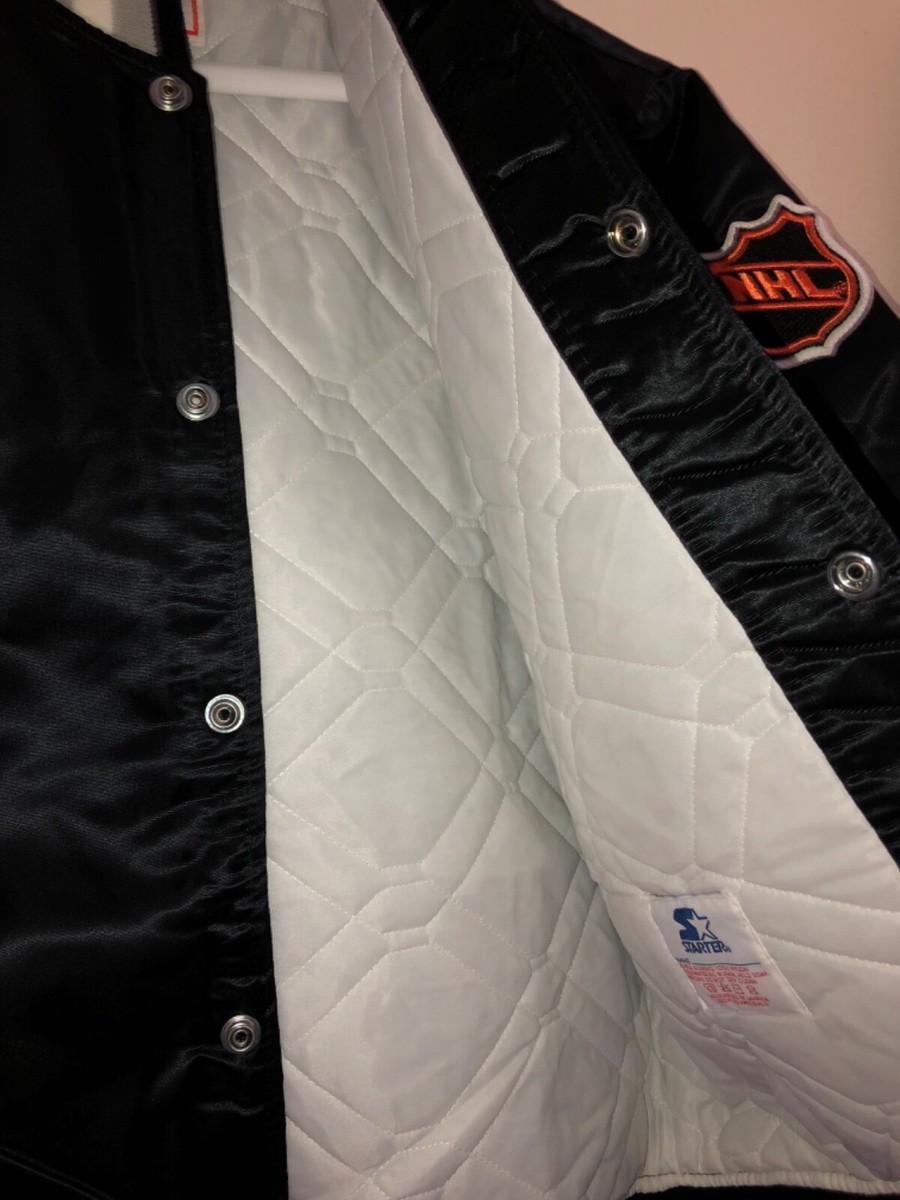 VINTAGE NHL 80s/90s LOS ANGELES KINGS BLACK SATIN STARTER VINTAGE NHL 80s/90s LOS ANGELES KINGS BLACK SATIN STARTER