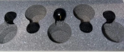 LOT DE 6 Bonnettes Métal Pour Micro Cravate Sony - Photo 1/2