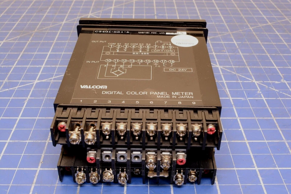 C34GI-SR1-E / DIGITAL COLOR PANEL METER FROM LPAH SK200 18-2 / VALCOM - Image 4 of 4