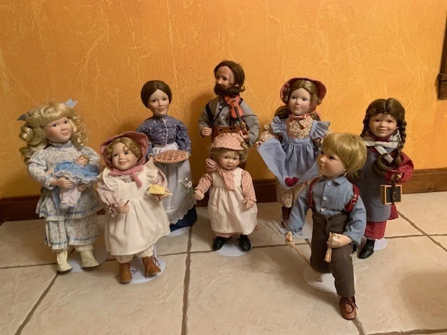 Little house on the prairie porcelain dolls hotsell