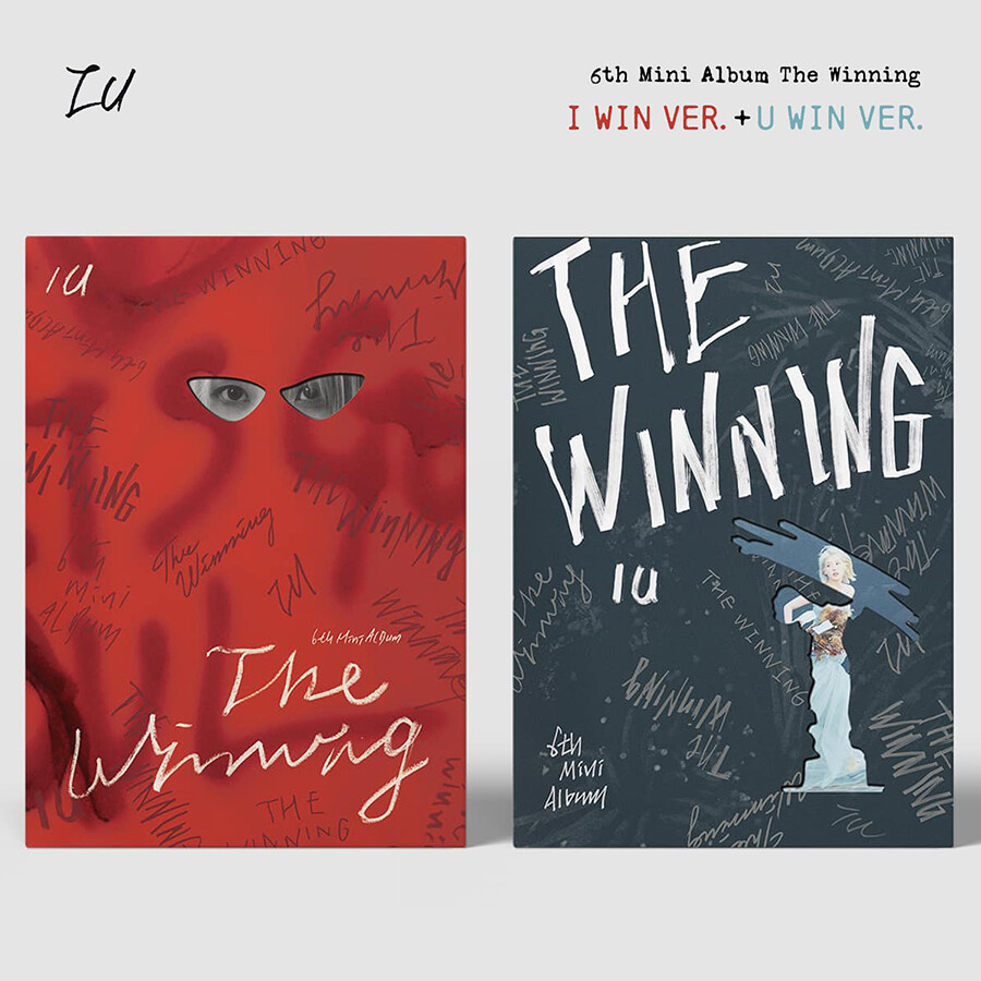 IU サイン　サイン　アルバム IU [THE WINNING] 6th Mini Album CD+Photo Book+7 Card+3