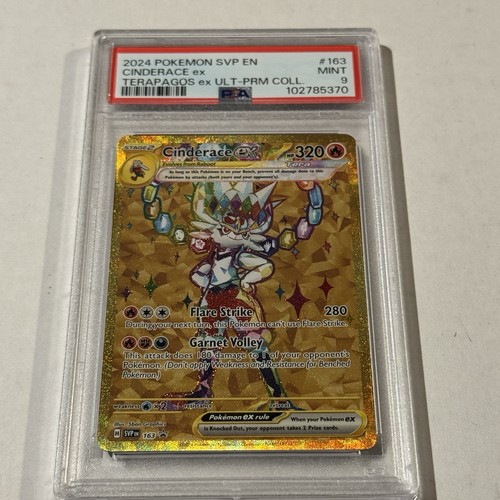 Cinderace ex 163 Sv: Scarlet & Violet Promo Cards Holo PSA 9 - Picture 2 of 3