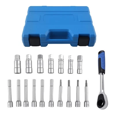 MAXPEEDINGRODS Amortiguador amortiguador cojinete de cúpula juego de herramientas cambio llave de vaso 1/2" 12,5 mm