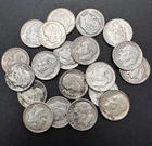 Lot of 20 - Roosevelt Dimes - Mixed Dates - 90% Silver -Mixed Condition