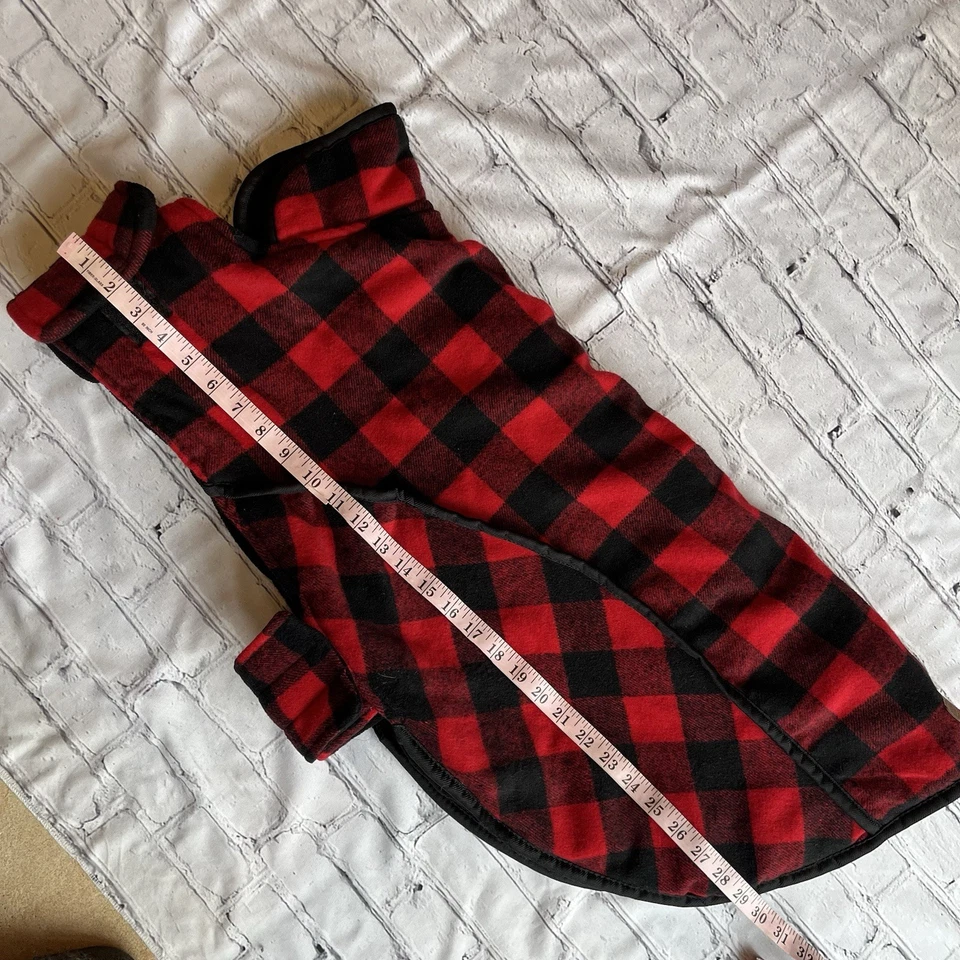 Manta Eddie Bauer roja y negra a cuadros de lana para perro grande XXL ropa usada en excelente estado Foto 4 de 4