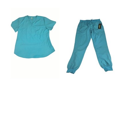 GT Performance Women's Scrub Set Size M. Color Teal. Pre-owned Exc Condition
