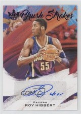 2020-21 Panini Court Kings Brush Strokes Sapphire 18/25 Roy Hibbert Auto 0bt4