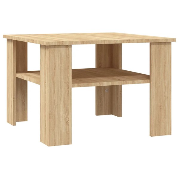 Tinkaro Couchtisch Sonoma-Eiche 60×60×42 Cm Spanplatte-image