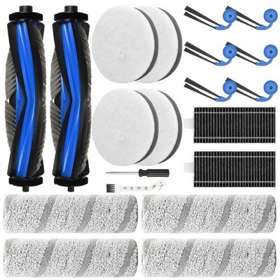 20 Pcs Accessories kit for Ecovacs Deebot X11 OmniCyclone, 2 Main Brush 4 Rol...