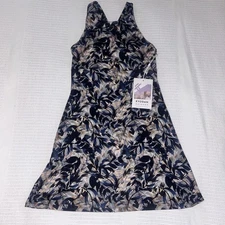 New Kyodan outdoors women’s multi floral active tennis golf dress shelf bra XS