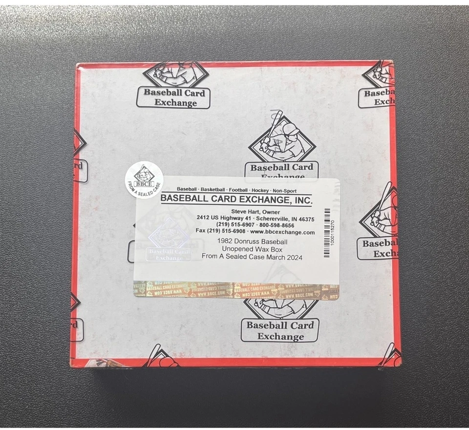1982 Donruss 棒球密封 BBCE 认证盒 36 包 — 第 4/4 张图片