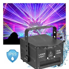 Waterproof Luces Láser RGB 10W Animation Stage Laser Light Show Láser Discoteca