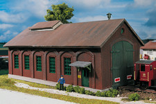 Piko 61823 HO Scale Burgstein Loco Shed Kit