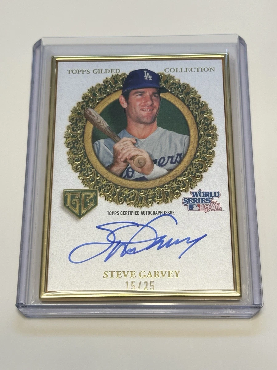 Steve Garvey 2025 Topps Gilded Auto /50 0 Gilded Topps #GCH 