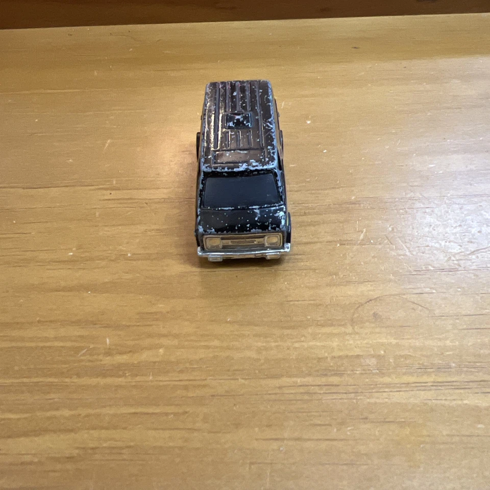 Hot Wheels 1974 Redline Super Van negra con llamas GMC Foto 2 de 4