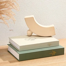 Set of 2 Decorative Books Boxes Faux Books Stacked for Decoration for Coffee ...