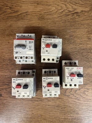 Motorschutzschalter ABB MS225 + ABL Sursum MS1 MS2.5 MS4 (Konvolut)