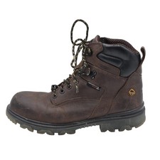 Wolverine Work Boots Mens Size 8 Brown Leathe...