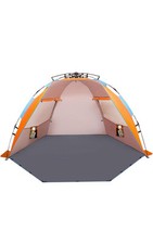Oileus X-Large 4 Person Beach Tent Sun Shelter - Portable Sun Shade Instant Tent