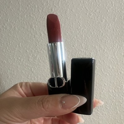 Dior Red Lipstick Stick Branded Case Gift Box Shade Red Formulation Stick