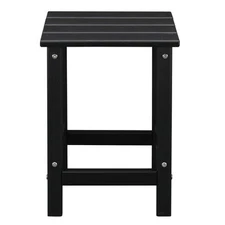 In/Outdoor Side Table, Adirondack HDPE Square End Table, Weather Resistant