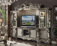 Wohnwand Tv-Wand Anbauwand Wohnzimmer Schrank Geschnitzte MöBel Regal Klassisch