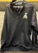 Cutter & Buck Super Bowl XLVII Quarter Zip Pullover Sweater XL New Orleans 2013