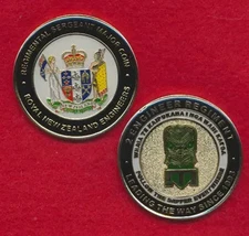 NZ - RNZE - 2 Engineer Regiment RSMs c/coin Militaria