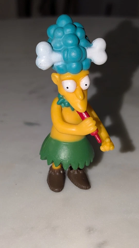Lote de 3 estatuillas de PVC Simpsons Groundskeeper Willie Otto y Sideshow Mel Foto 4 de 4