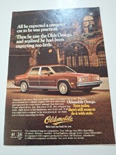 Oldsmobile Omega Vintage 1982 Print Ad. 7- 38 X 5- 12 Approximately.