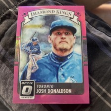 JOSH DONALDSON - 2016 Donruss Optic Daimond Kings Pink PRIZM #29 Blue Jays