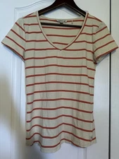 Toad & Co Marley II SS Shirt Women's Striped Coastal Preppy Fishermancore S Prep