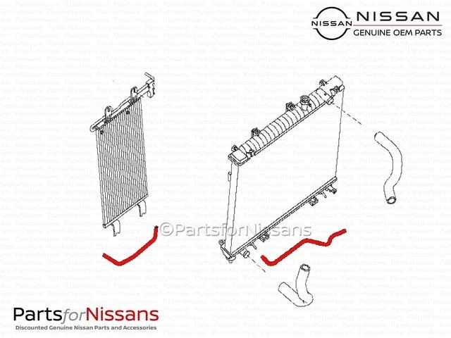 Titan Armada 下变速箱油冷却器软管套件 999HK-A6010 — 第 2/2 张图片