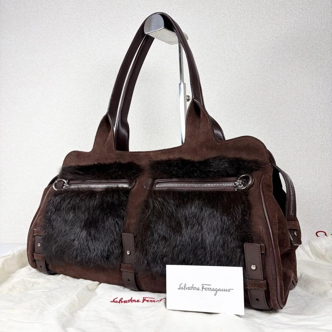 Salvatore Ferragamo Suede Tote Bags for Women for sale | eBay