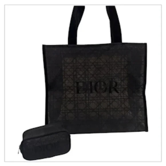 ディオール メッシュトート・ポーチ セット NEW Dior Beauty Black 