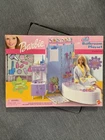 Vintage Mattel Barbie All Around Home Bathroom Playset Doll House Furniture NIB
