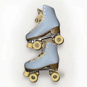 Impala Quad Skate Womens Size 7 Sky Blue / Yellow Sidewalk Rollerskates